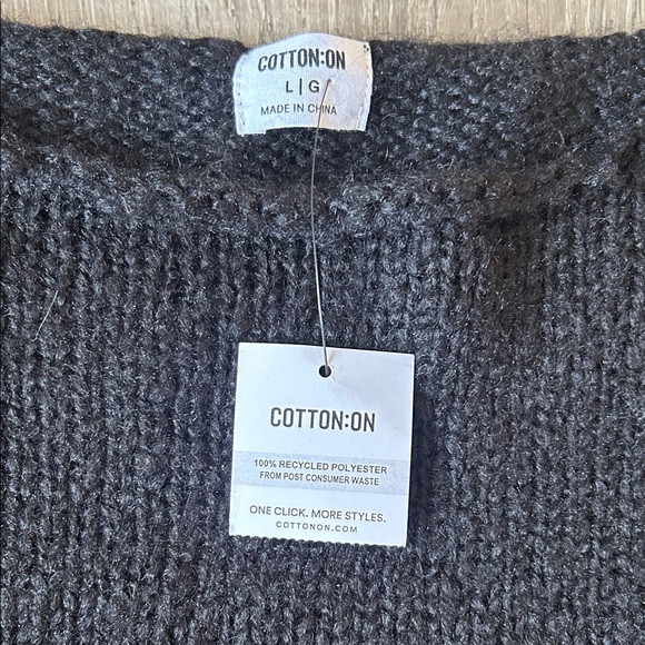 🖤 Cotton On Black Sweater – Size L 🖤 - Picture 3 of 4
